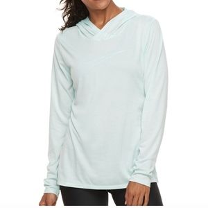 $15 NEW NIKE Dry Victory Green Training Hooded Long Sleeve